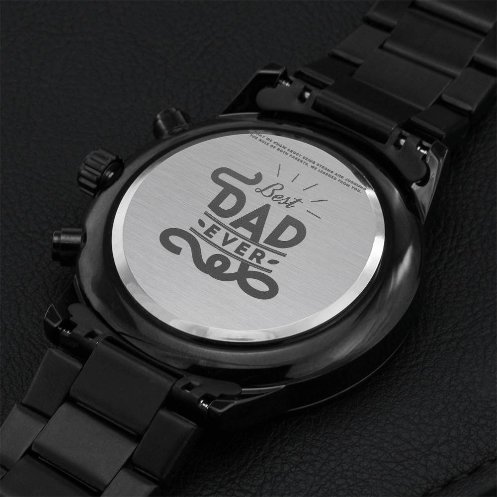 Customize Watch Gifts For Dad Custom Watch For Dad Fathers Gift Watches For Dad Gift From Daughter Father's Gift. Engraving Chronograph Watch