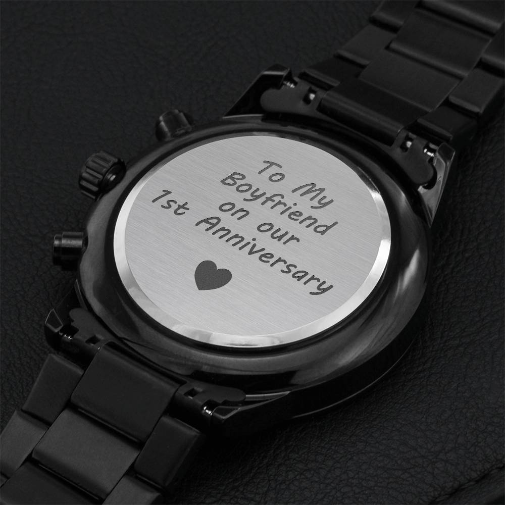 Boyfriend Gift 1 Engraving Chronograph Watch
