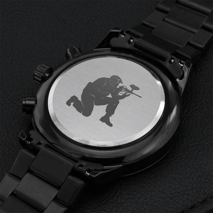 Paintball Chronograph Watch Engraving Chronograph Watch