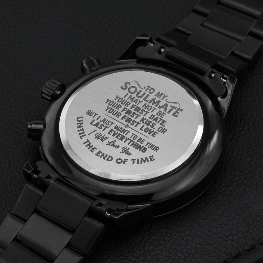 Last Everything - Chronograph Watch Engraving Chronograph Watch