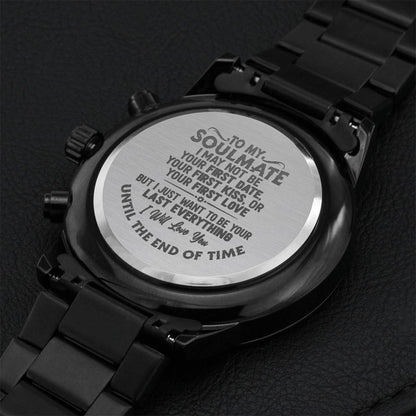 Last Everything - Chronograph Watch Engraving Chronograph Watch