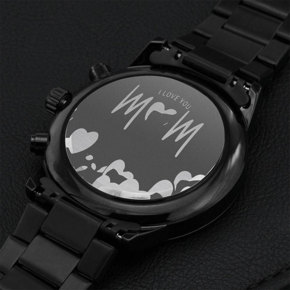 To My Son 1 Engraving Chronograph Watch