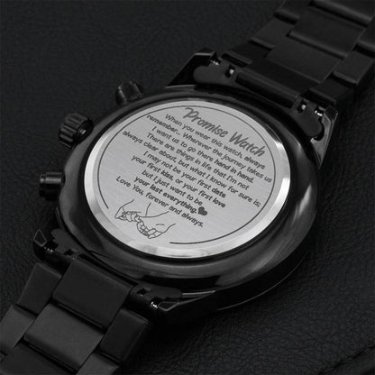 Promise Watch - Your Last Everything Engraving Chronograph Watch