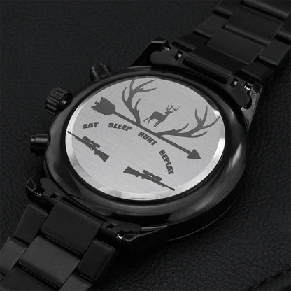 Best Gift For Best Dad Engraving Chronograph Watch