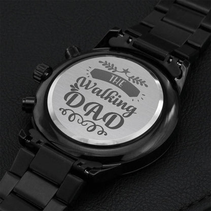 The Walking Dad Fathers Day Sensitive Gift For Your Special One Engraving Chronograph Watch