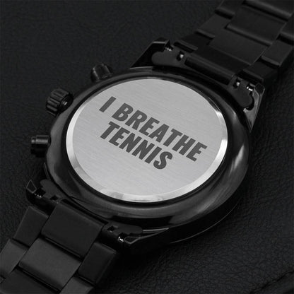 Tennis Watch Engraving Chronograph Watch