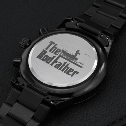 The Rodfather Premium Waterproof Watch Engraving Chronograph Watch