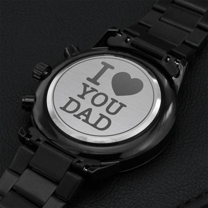 Best Watches To Gift Your Dad On Father's Day Engraving Chronograph Watch