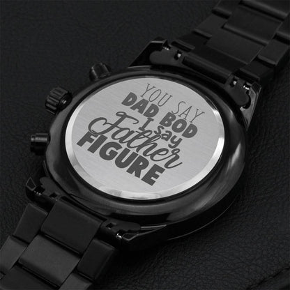 Dad Bod Engraving Chronograph Watch