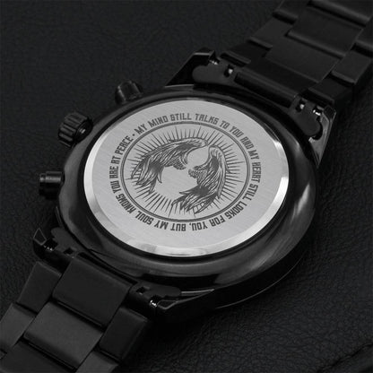 My Soul Knows You Are At Peace Engraved Gift Watch Engraving Chronograph Watch
