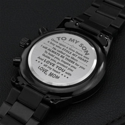 Gift For Son - With All My Heart - Watch Engraving Chronograph Watch