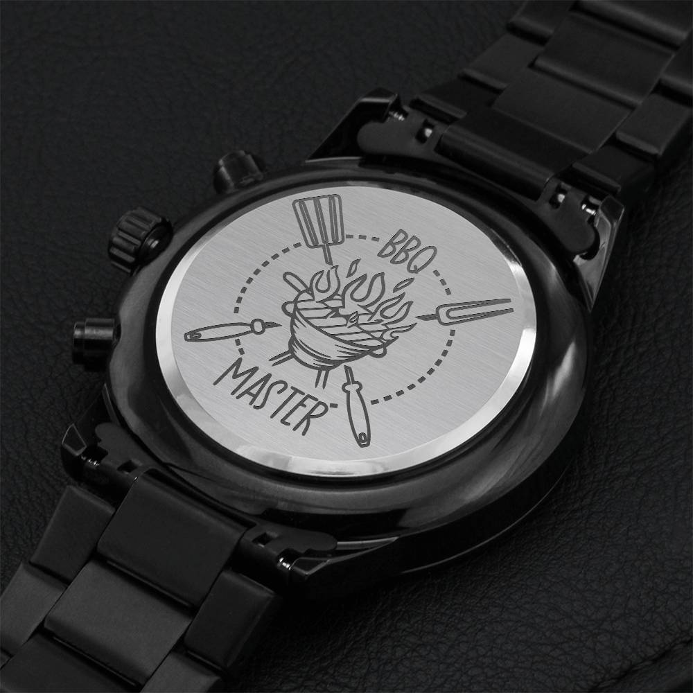 Bbq-master Engraving Chronograph Watch