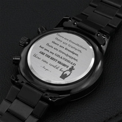 Best Granddad There Ever Could Be Engraving Chronograph Watch