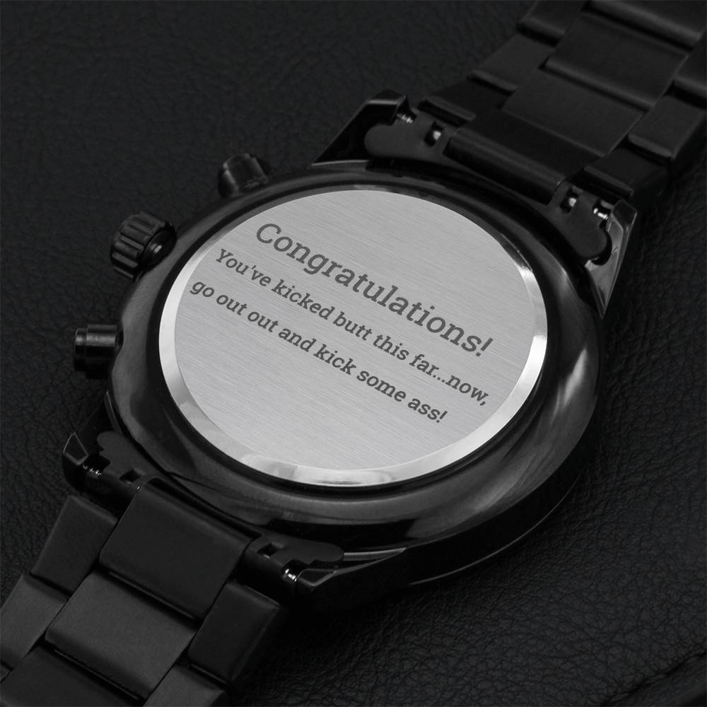 Give This To Your Man 1 Engraving Chronograph Watch