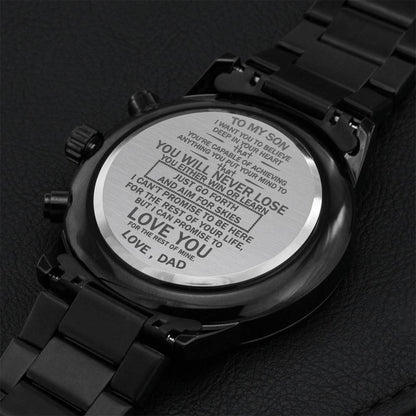 Gift For Son 1 Engraving Chronograph Watch