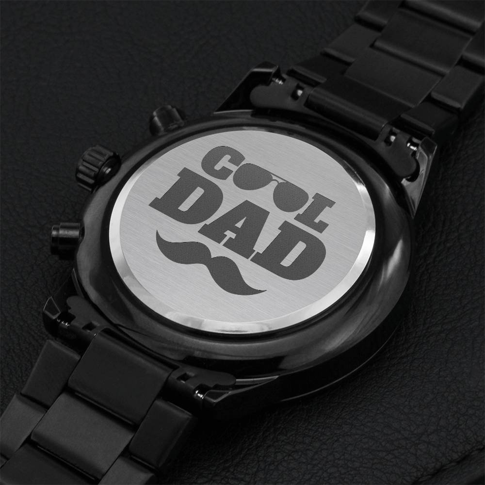 Cool Dad Watch Gift Engraving Chronograph Watch