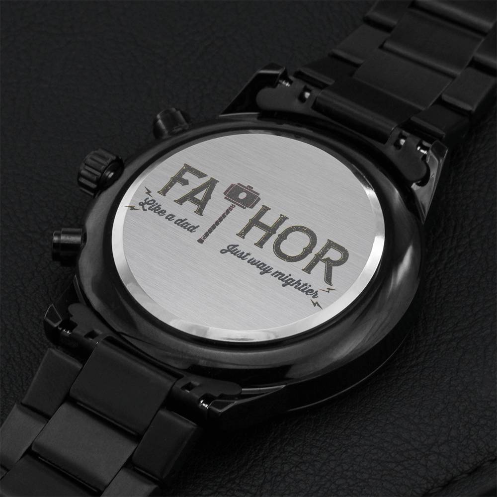 Fa-thor Watch Engraving Chronograph Watch