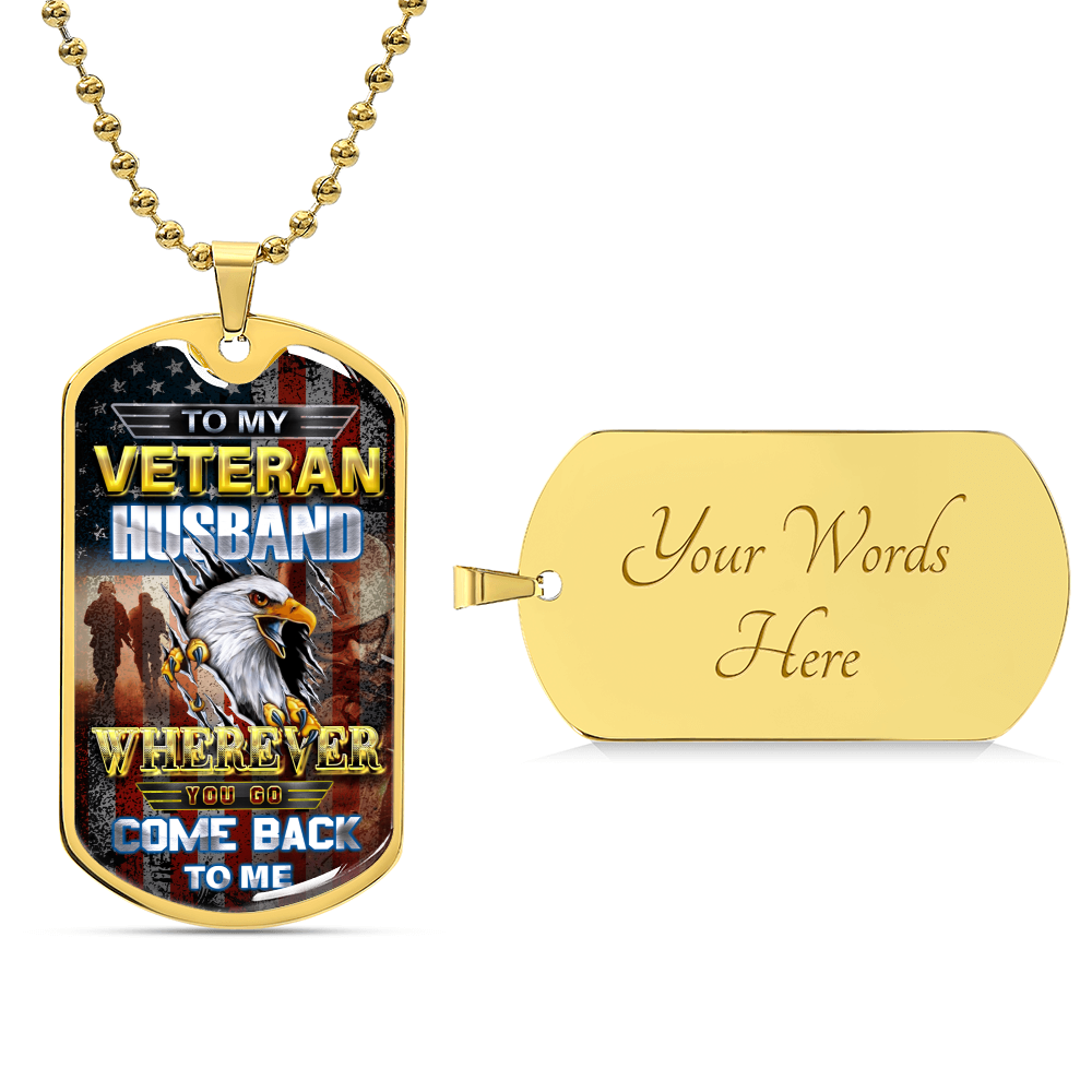 Us Army Dog Tag Personalized Us Army Gift , Military, Veteran, Gift For Us Army Gift For Man Husband Gift For Military Deployment - Army Tag Necklace, Dog Tag Necklace