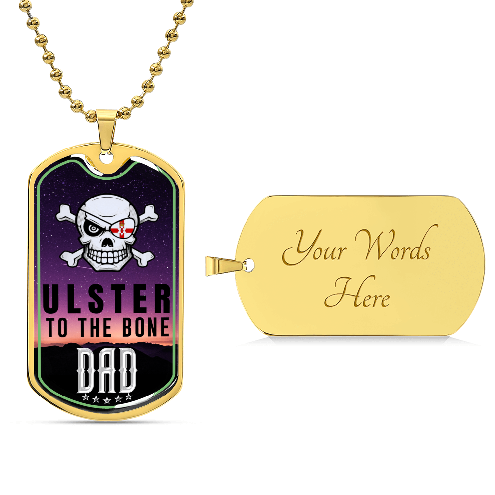 Ulster Flag, Northern Ireland Flag Of Ulster, Ulster Symbol, Ulster, Historic Ulster, Northern Ireland, Irish, Ireland - Army Tag Necklace, Dog Tag Necklace