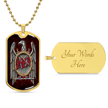 Slayer Chain - Army Tag Necklace, Dog Tag Necklace