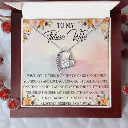 Future Wife Necklace To My Future Wife Future Wife Birthday Gift Girlfriend Necklace Girlfriend Necklace Gifts 1 Forever Love Necklace