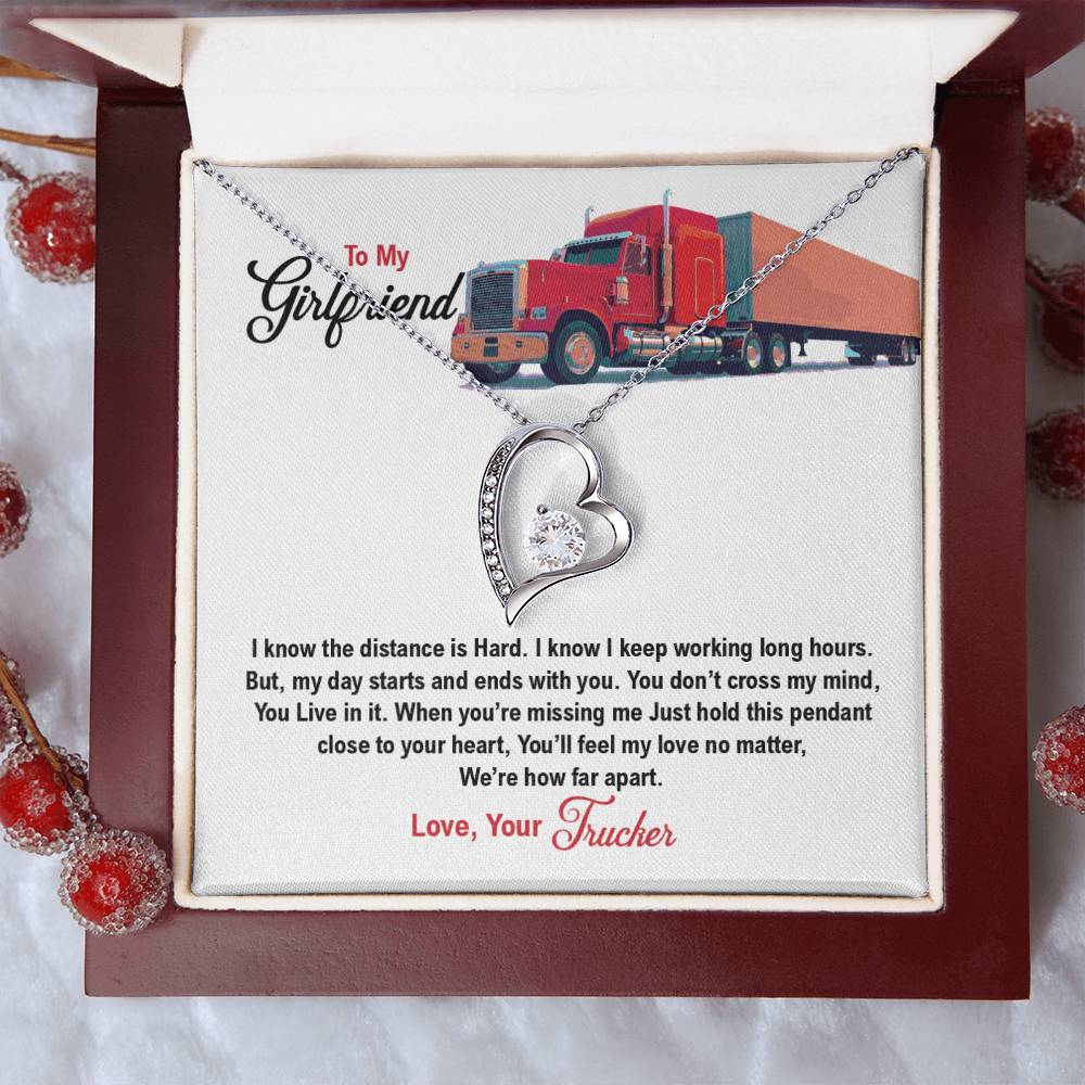 Trucker's Girlfriend Forever Love Necklace