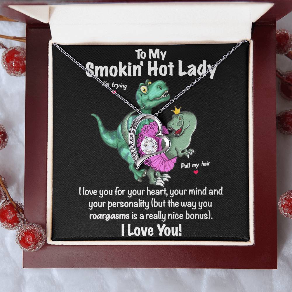 I Love The Way You Roargasms ?? Love Heart Necklace Forever Love Necklace