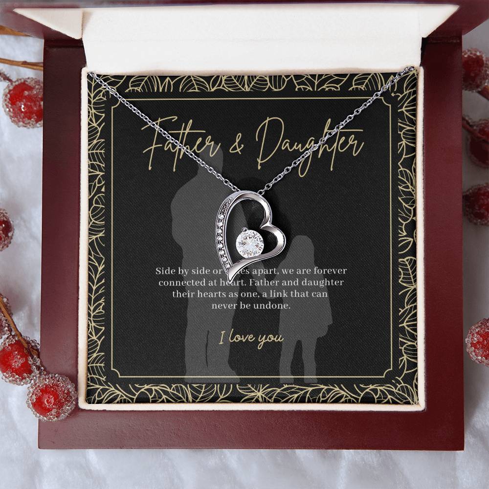Father And Daughter 1.8 Forever Love Necklace