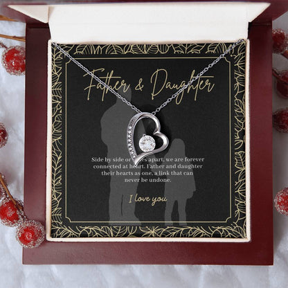 Father And Daughter 1.8 Forever Love Necklace