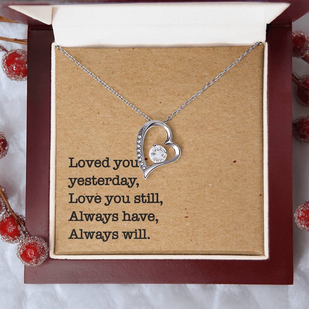 The Always Will Necklace - Customize Gift For Your Loved One ?? Forever Love Necklace