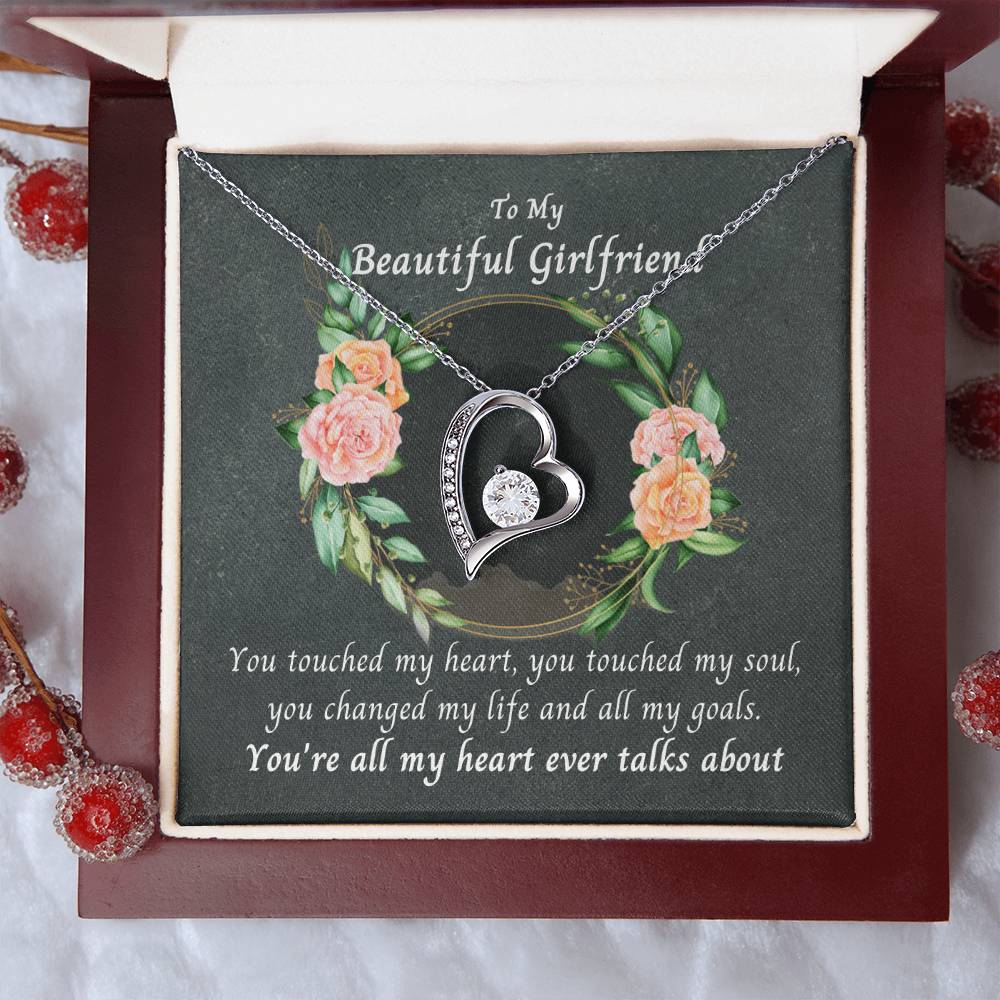 Beautiful Girlfriend Necklace Forever Love Necklace