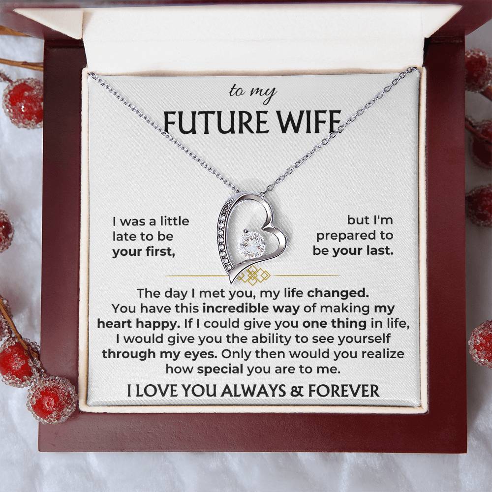 To My Future Wife - Forever Love Gift Set - Ss503V2 Forever Love Necklace
