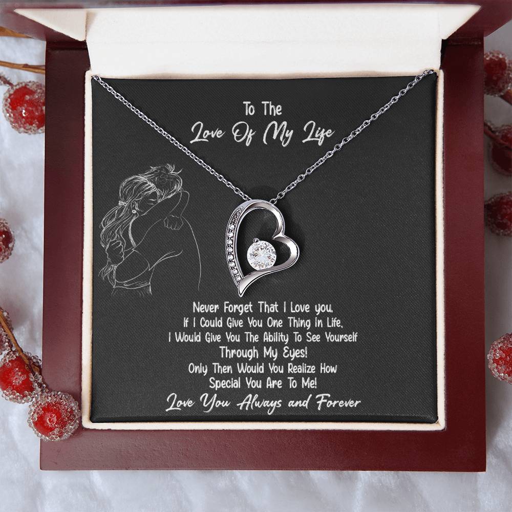 Never Forget That I Love You ?? Forever Love Necklace