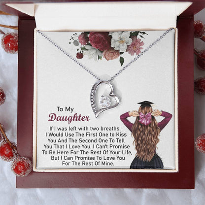 Graduation Gift For Daughter Graduation Day Necklace 1 Forever Love Necklace