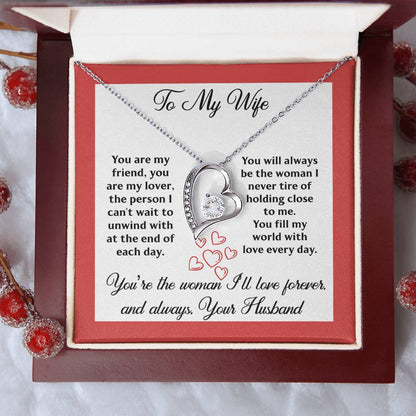 You're The Woman I'll Love Forever And Always Necklace - Forever Love Necklace