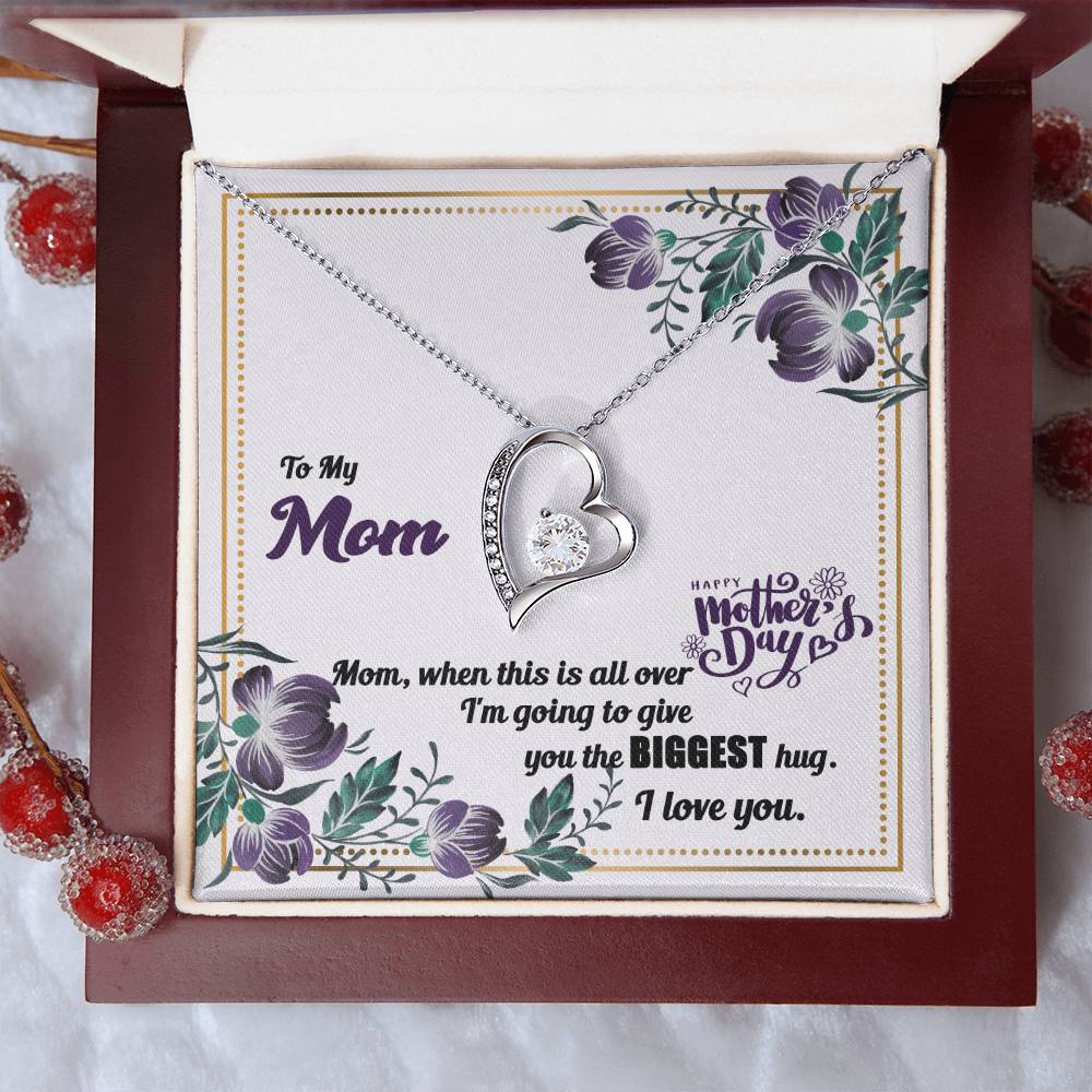 Mother's Day Necklace Necklace For Mom Mother's Day Necklace Best Gift For Mom Mother's Day Gift 2 1 Forever Love Necklace