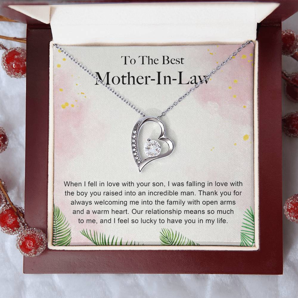When I Fell In Love With Your Son Forever Love Necklace