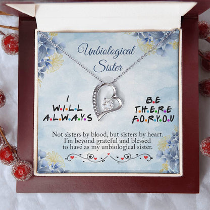 Bestie Unbiological Sister Necklace Naomi Had Ruth To My Unbiological Sister Sisters In Christ Jewelrybestie Forever Love Necklace