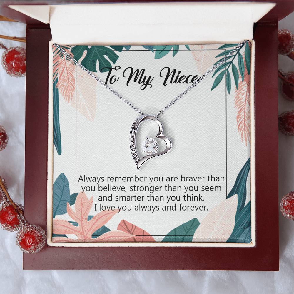 To My Niece Necklace Niece Birthday Gift From Aunt Niece Necklace Gift Niece Gift From Aunt Uncle Aunt Niece Gifts 1 Forever Love Necklace