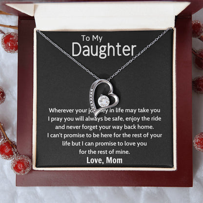 To My Daughter Beautiful Chapters Forever Love Necklace Daughter Necklace Gift For Daughter Xmas Christmas Daughter Gift From Mom 7 Forever Love Necklace