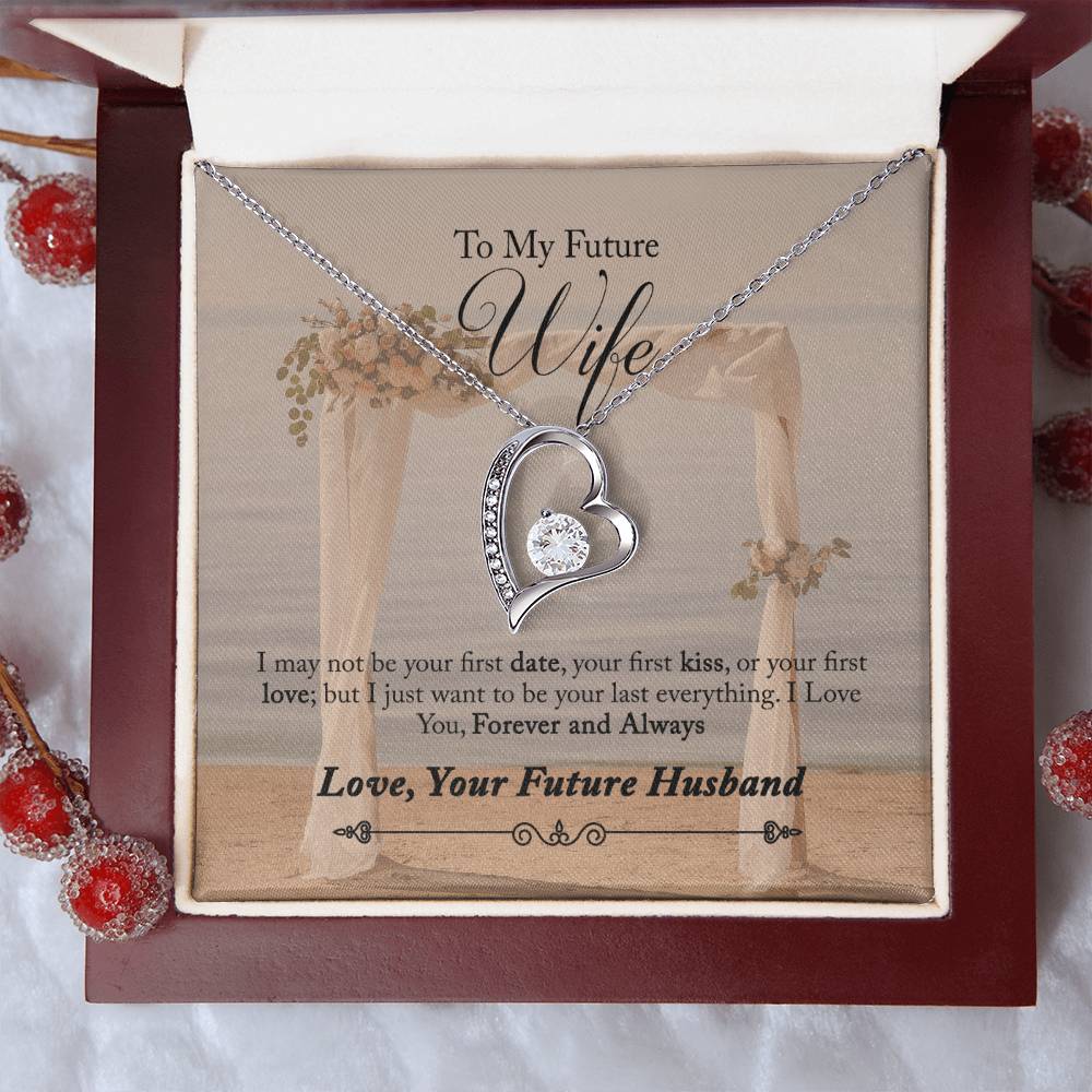 To My Future Wife - Heart Necklace Forever Love Necklace