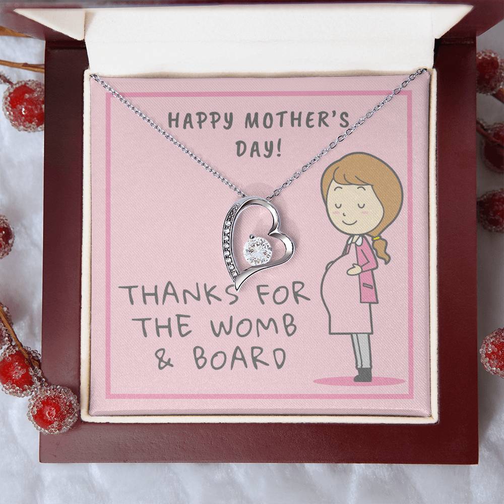 Mother's Day With Message Card 1 Forever Love Necklace