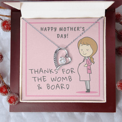 Mother's Day With Message Card 1 Forever Love Necklace