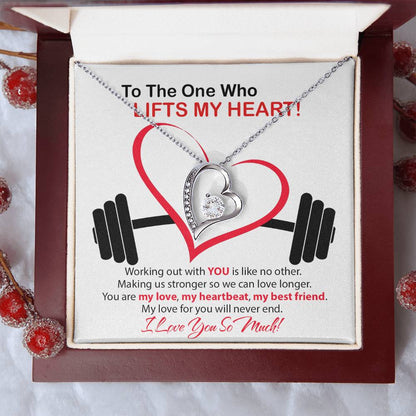 Forever Love Lifts My Heart! Forever Love Necklace