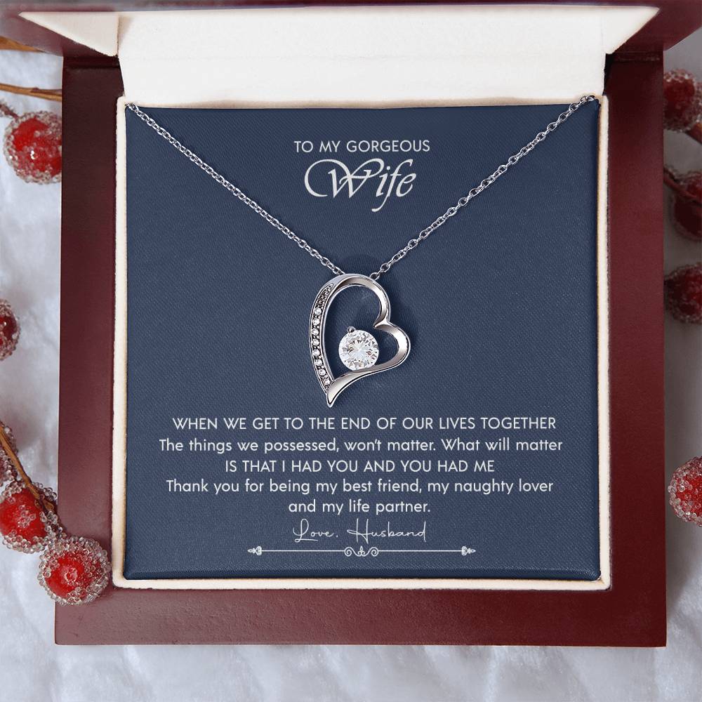 Perfect Necklace For Your Wife ?? Forever Love Necklace