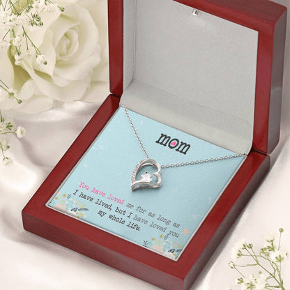 Perfect Gift For Mom On Mother's Day Forever Love Necklace