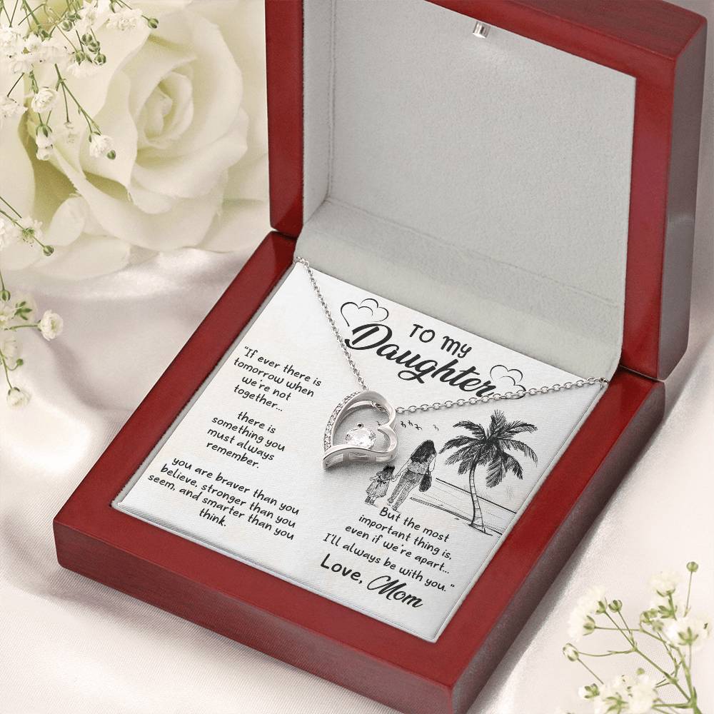 Gift For Daughter From Mom Someday When Pages Of My Life Ends Daughter Necklace Gift For Daughter Daughter Jewelry Mother Daughter Forever Love Necklace