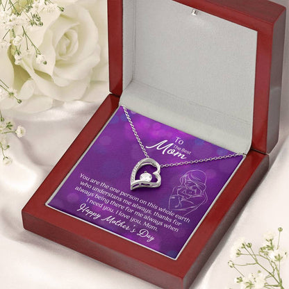 To The Best Mom Forever Love Necklace