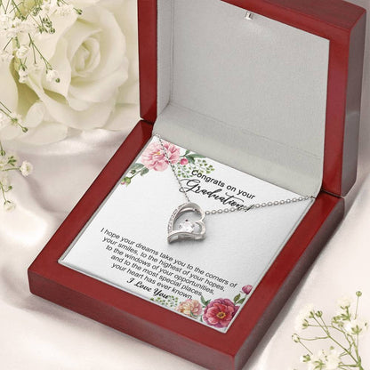 Graduation Gift For Girls Graduation Day Necklace 1 Forever Love Necklace