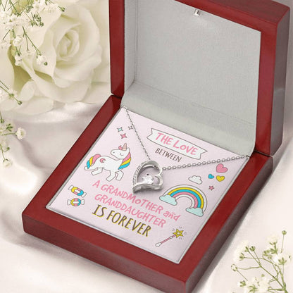 The Love Between A Grandmother And Granddaughter Is Forever Grandma And Granddaughter Necklace Granddaughter Christmas Gift Granddaughter Forever Love Necklace